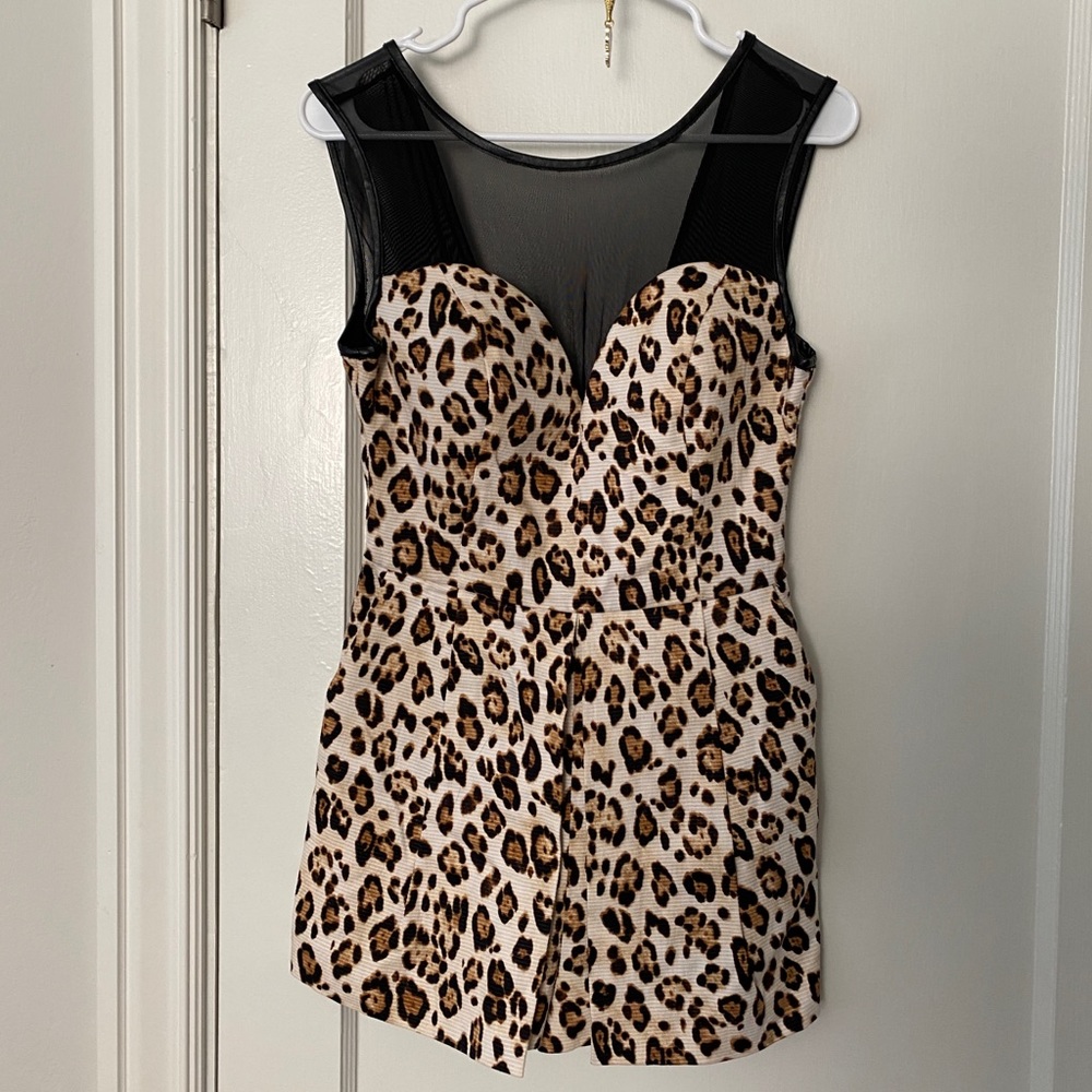 Guess Leopard Romper one-piece
